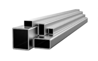 Anodisiertes Aluminiumrohr profiliert silbernes Quadrat-Höhlen-Rohr 100 x 100