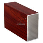 Das 6000 Reihen-Vierkantrohr-Profil/verdrängte Holz-Korn der Aluminium-Profil-4D