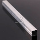 CNC 6000 Reihe Aluminiumrohr-Profil-Silber-hohe Präzisions-fertigen Länge besonders an