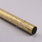 Goldener Spray-Beschichtungs-runder Aluminiumschläuche für Roll-Laden-und Vorhang-Aluminium-Abschnitt
