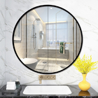 Runde Wand-Verdrängungs-Aluminiumspiegel-Rahmen für Badezimmer-Dekoration