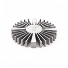 Zylinderförmiger runde Form-Aluminiumverdrängungs-Kühlkörper profiliert Legierung 6063 T5