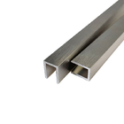 U-Form-Kanal-Aluminiumlegierungs-Profil-Verdrängung bürstete Gold für Glasgeländer