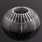 Silbernes Berufskühlkörper-Aluminium profiliert runde Form-anodisierte Oberfläche