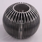 6063 Reihe Kühlkörper-Aluminium-profiliert ovale Art tiefen CNC mit Soem-Service