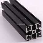 Schwarzes anodisiertes Aluminiumlegierungs-Profil 40x40mm 6000 7000 Länge der Reihen-5.8-5.98m