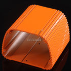 2200pa große Aluminiumverdrängungen, Aluminiumlegierungs-Profil-Orange anodisiert