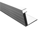 Sonnenkollektor-Rahmen-große Aluminiumprofile überdachen Spitzenmontage