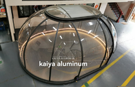 Haus-Aluminiumprofile 3.5X5m Ellipse Glamping-geodätischer Kuppel für Aufenthalt in Gastfamilien