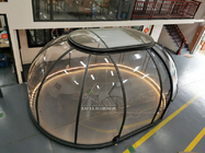 Klarer transparenter PC-im Freien großes Aluminiumprofil-Hauben-Messen-Zelt für das Kampieren
