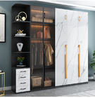 Küchen-Schrank-Wandschrank-Garderobe behandelt Aluminiumprofile für Möbel-Schranktüren