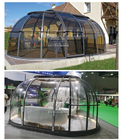 4.5mX6m transparentes Haube Glamping-Zelt für Unterhaltung im Freien