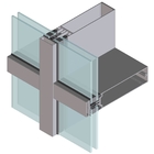 Fassaden-System-große Aluminiumprofil-doppelverglaste Glaszwischenwand 3mm